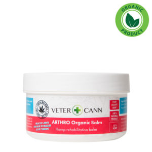 Vetercann arthro organic hemp balm for pets