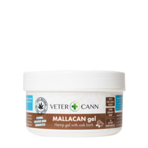 Vetercann mallacan hemp gel for pets skin