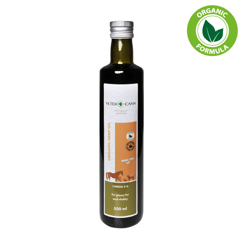 VETERCANN ORGANIC HEMP OIL nutrition for pets